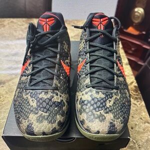 Nike Men Zoom Kobe 6 VI Italian Camo 2011 Rare Mamba Size 11